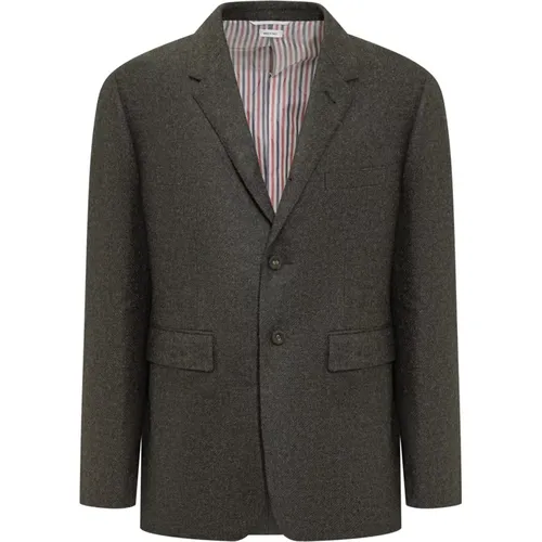 Grüner Einreiher-Blazer für Männer - Thom Browne - Modalova