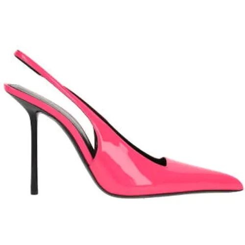 Fluoreszierende Slingback mit Stiletto-Absatz , Damen, Größe: 36 1/2 EU - Saint Laurent - Modalova