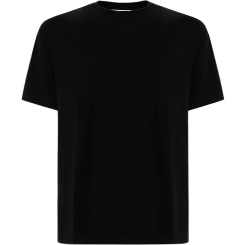 Solid Color Cotton Scoop Neck T-Shirt , male, Sizes: S, XL, L, M - Jil Sander - Modalova