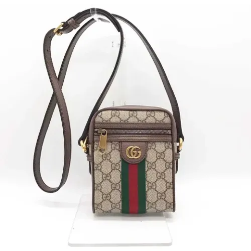 Pre-owned Cross Body Bags, female, , Size: ONE SIZE Pre-owned Canvas crossbody-bags - Gucci Vintage - Modalova