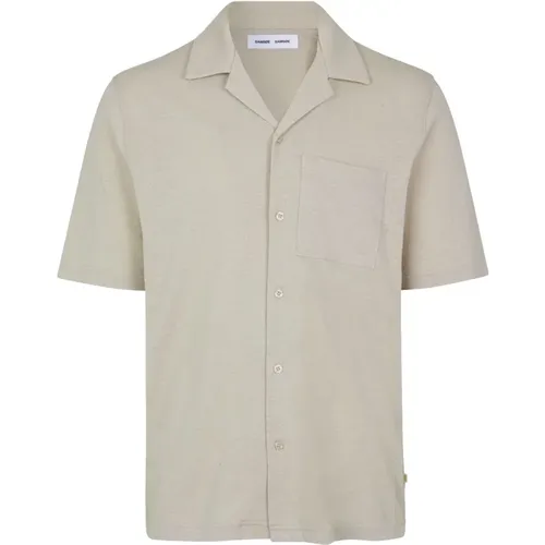 Short Sleeve Shirts , male, Sizes: M, S - Samsøe Samsøe - Modalova