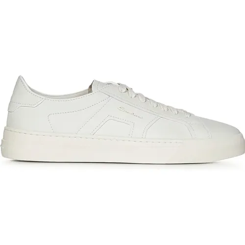 Mens Shoes Sneakers Ss24 , male, Sizes: 7 1/2 UK, 6 UK, 8 1/2 UK, 11 1/2 UK, 10 UK - Santoni - Modalova