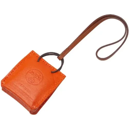 Pre-owned Jewellery, female, , Size: ONE SIZE Pre-owned Leather key-holders - Hermès Vintage - Modalova