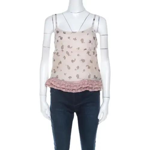 Pre-owned Silk tops , female, Sizes: M - Miu Miu Pre-owned - Modalova