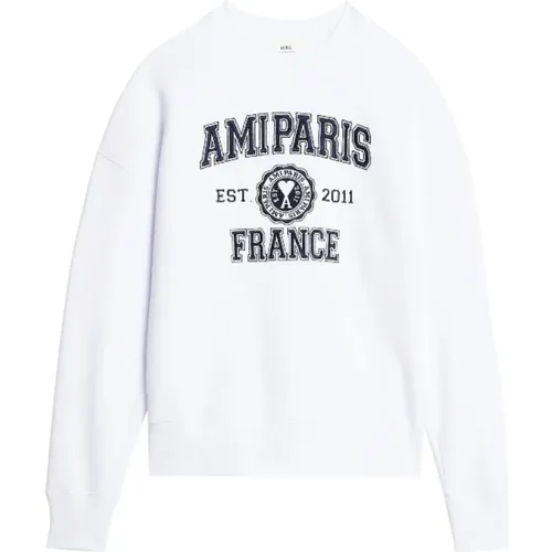 Stylischer Sweatshirt für Lässigen Look , Herren, Größe: 2XL - Ami Paris - Modalova