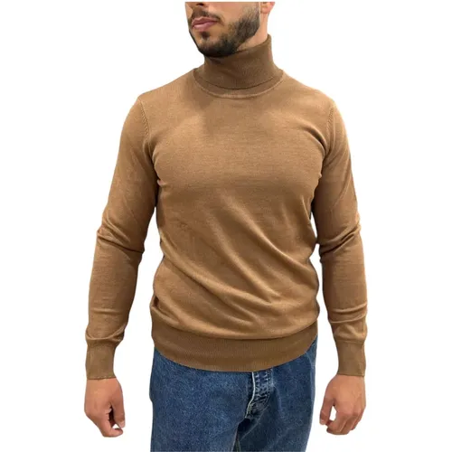 Turtlenecks, male, , Size: L High Neck Sweater - Gaudi - Modalova