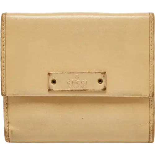 Pre-owned Wallets, female, , Size: ONE SIZE Pre-owned Leather wallets - Gucci Vintage - Modalova