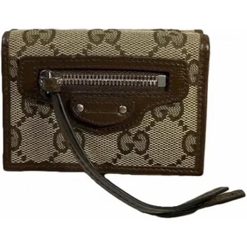 Pre-owned Canvas wallets , female, Sizes: ONE SIZE - Gucci Vintage - Modalova