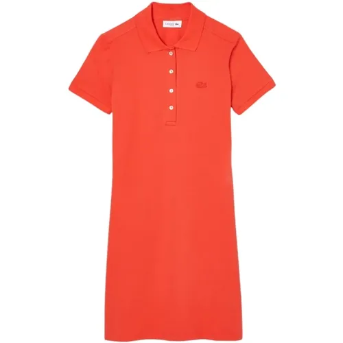 Polo Dress Feminine Style , female, Sizes: XS - Lacoste - Modalova