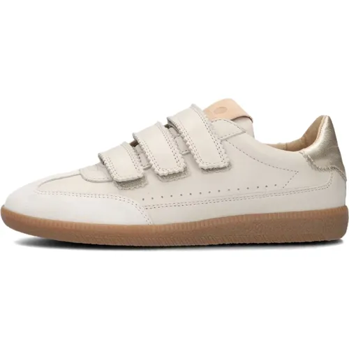 Leder Low Top Sneakers , Damen, Größe: 39 EU - Fred de la Bretoniere - Modalova