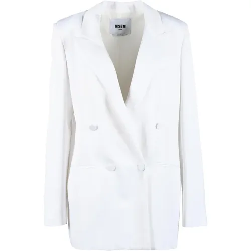 Blazers, female, , Size: 3XS Jacket - Msgm - Modalova