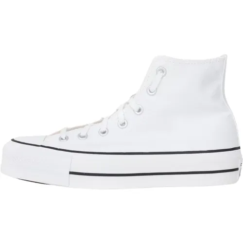 Weiße Plateau-Sneakers für Frauen , Damen, Größe: 39 1/2 EU - Converse - Modalova