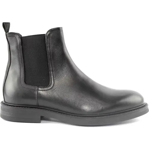 Chelsea Boots, male, , Size: 9 US Leather Beatles Shoes - Marco Ferretti - Modalova