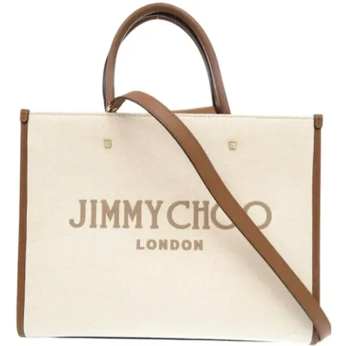 Pre-owned Tote Bags, female, , Size: ONE SIZE Pre-owned Leather handbags - Jimmy Choo Pre-owned - Modalova