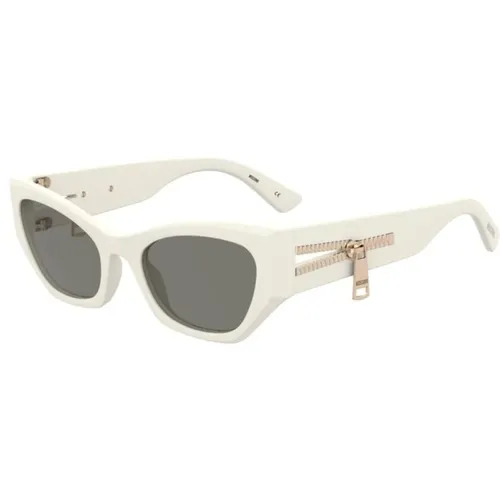 Stilvolle Sonnenbrille mit UV-Schutz , Damen, Größe: 55 MM - Moschino - Modalova