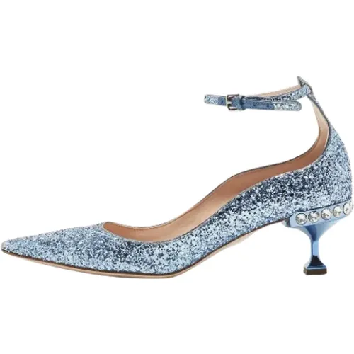 Pre-owned Fabric heels , female, Sizes: 5 UK - Miu Miu Pre-owned - Modalova