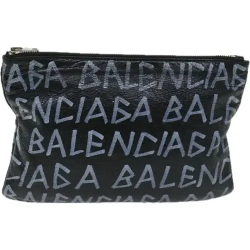 Pre-owned Clutches, female, , Size: ONE SIZE Pre-owned Leather clutches - Balenciaga Vintage - Modalova