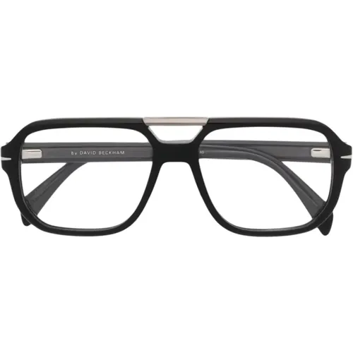 Schwarze Optische Brille Klassischer Stil - Eyewear by David Beckham - Modalova