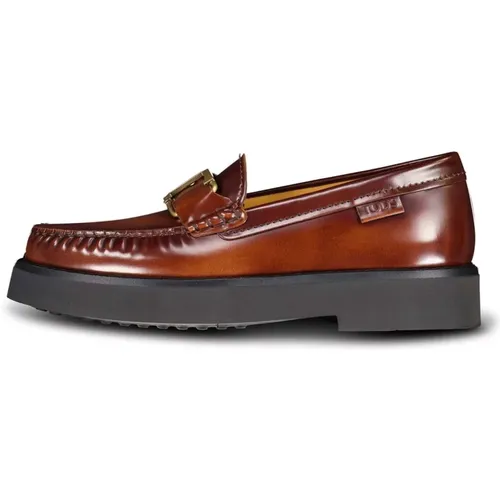 Stylish Leather Loafers , male, Sizes: 7 UK, 8 UK, 4 UK - TOD'S - Modalova