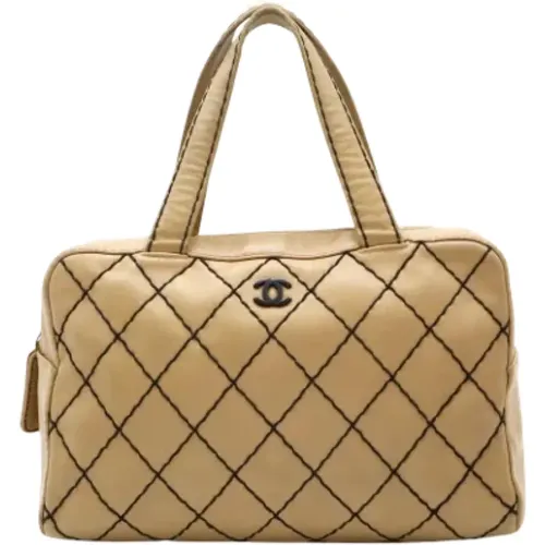 Pre-owned Leather chanel-bags , female, Sizes: ONE SIZE - Chanel Vintage - Modalova