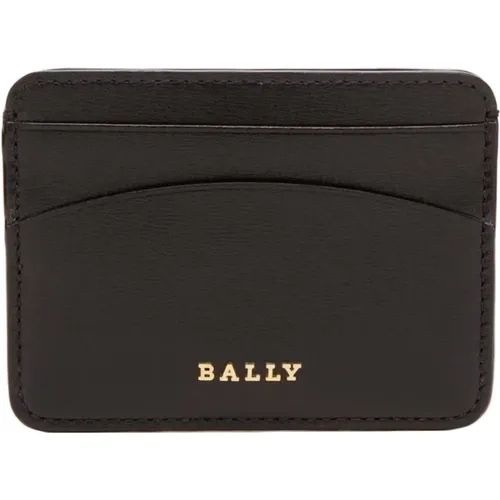 Wallets & Cardholders, female, , Size: ONE SIZE Leather Card Holder - Bally - Modalova