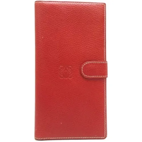 Pre-owned Wallets, female, , Size: ONE SIZE Pre-owned Leather wallets - Loewe Pre-owned - Modalova