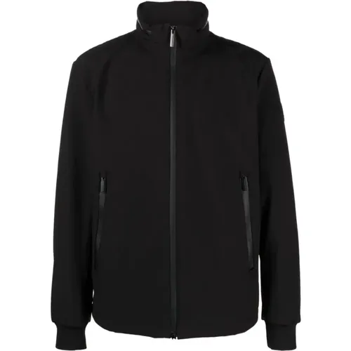 Waterproof Hooded Jackets , male, Sizes: L, S - Woolrich - Modalova