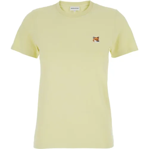 Bold Fox Head Patch Tee Shirt , female, Sizes: M, S, L, XS - Maison Kitsuné - Modalova