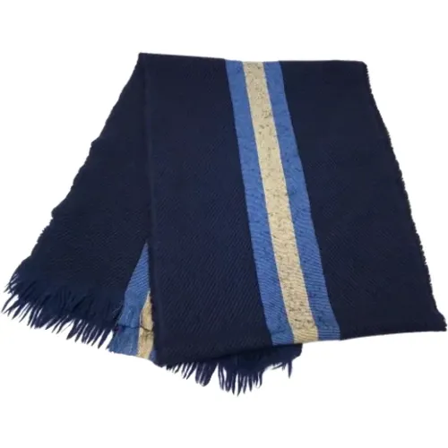 Pre-owned Scarves, unisex, , Size: ONE SIZE Pre-owned Wool scarves - Gucci Vintage - Modalova