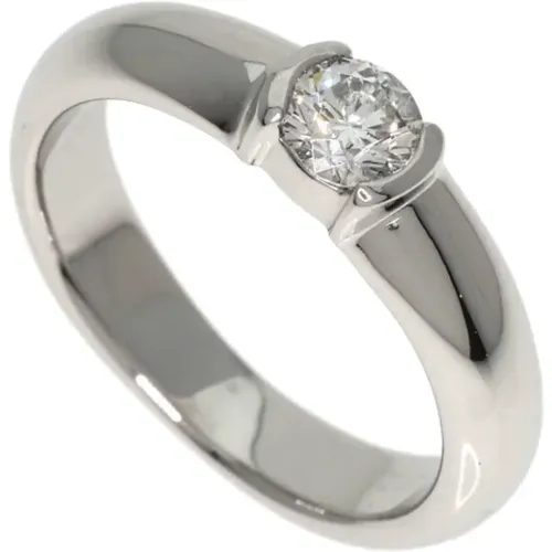 Pre-owned Jewellery, female, , Size: ONE SIZE Pre-owned Platinum rings - Tiffany & Co. Pre-owned - Modalova