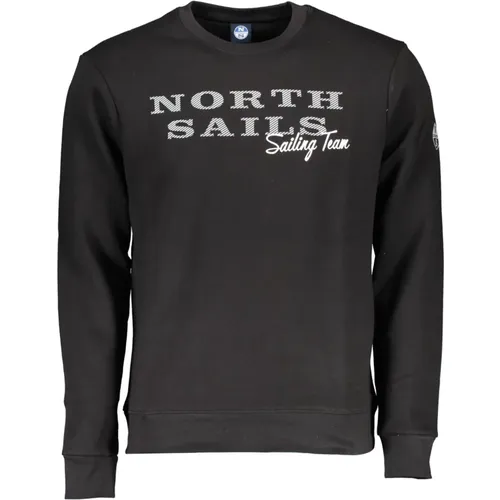 Schwarzer Langarm-Crewneck-Sweatshirt - North Sails - Modalova