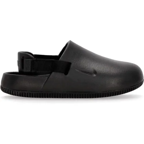 Calm Mule Schwarz Schaum Sabot , Damen, Größe: 36 1/2 EU - Nike - Modalova