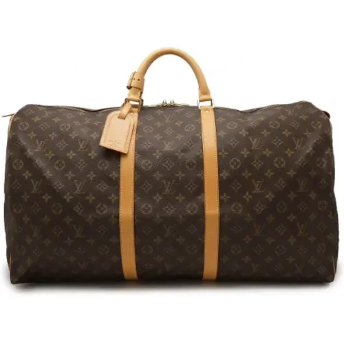 Pre-owned Weekend Bags, male, , Size: ONE SIZE Pre-owned Canvas louis-vuitton-bags - Louis Vuitton Vintage - Modalova