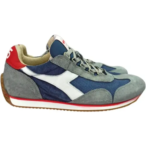 Sneakers, male, , Size: 7 US Suede Team Sneakers for Men - Diadora - Modalova