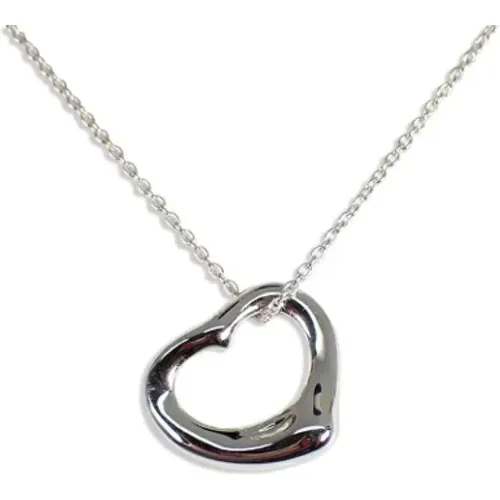 Pre-owned Jewellery, female, , Size: ONE SIZE Pre-owned Silver necklaces - Tiffany & Co. Pre-owned - Modalova