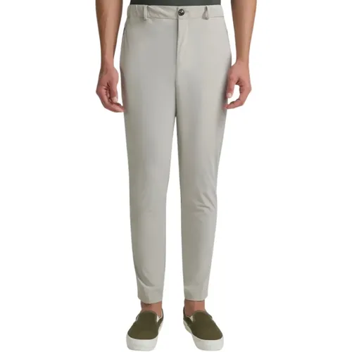 Slim Fit Chino Hose mit Umschlag - RRD - Modalova