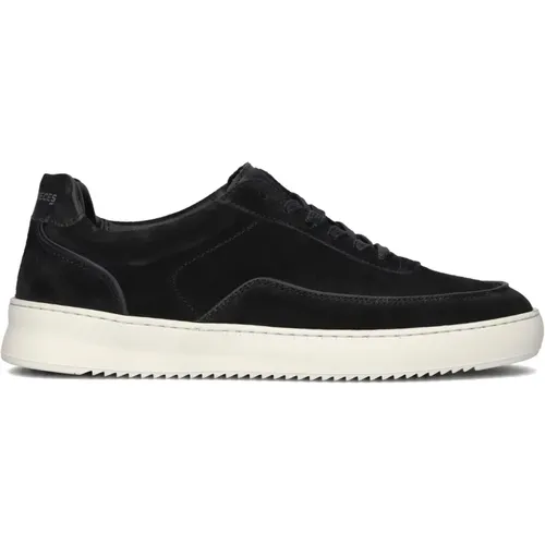 Niedrige Top Wildleder Sneakers Schwarz,Niedrige Wildleder Sneakers Braun - Filling Pieces - Modalova