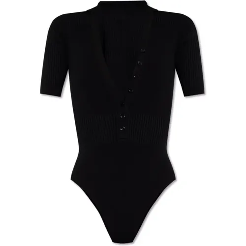 Body, female, , Size: 2XS Yauco bodysuit with collar - Jacquemus - Modalova