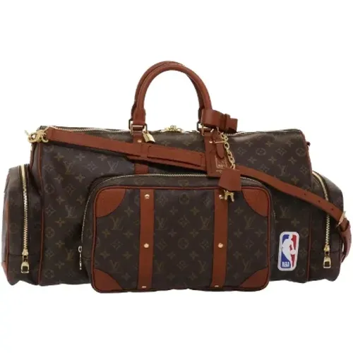 Pre-owned Weekend Bags, female, , Size: ONE SIZE Pre-owned Canvas louis-vuitton-bags - Louis Vuitton Vintage - Modalova