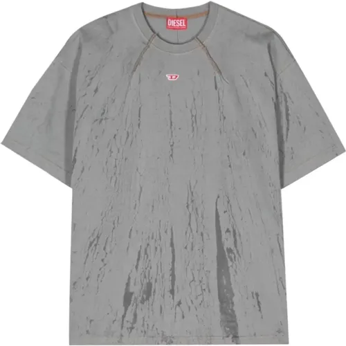Graphic Print T-Shirt , male, Sizes: M - Diesel - Modalova