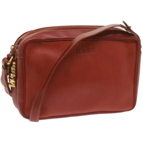 Pre-owned Cross Body Bags, female, , Size: ONE SIZE Pre-owned Leather shoulder-bags - Loewe Pre-owned - Modalova