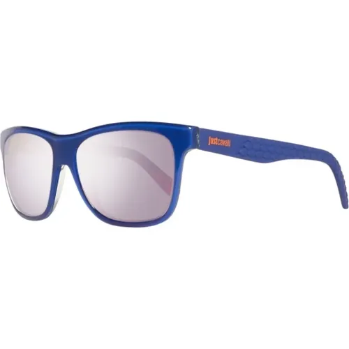 Blaue Kunststoff-Sonnenbrille - Just Cavalli - Modalova