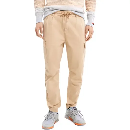 Fave Jogger Cargo Trousers , male, Sizes: W32, W34, W33 - Scotch & Soda - Modalova