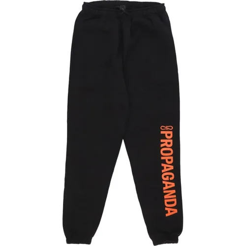 Sweatpants, male, , Size: S Vertical Logo Sweatpants - Propaganda - Modalova