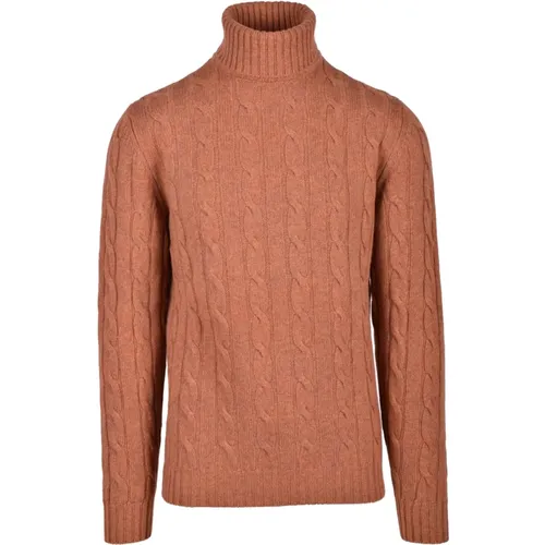 Turtlenecks, male, , Size: XL Mohair Wool Sweater - Daniele Fiesoli - Modalova