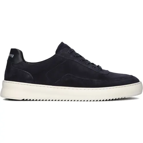 Suede Low Top Sneakers , male, Sizes: 11 UK, 10 UK, 7 UK - Filling Pieces - Modalova