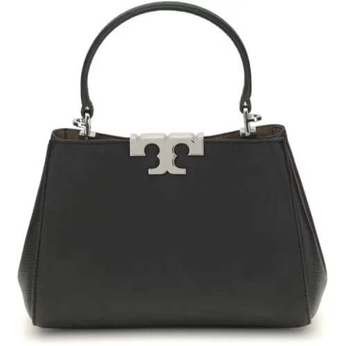 Handbags, female, , Size: ONE SIZE Eleanor Mini Leather Satchel - TORY BURCH - Modalova