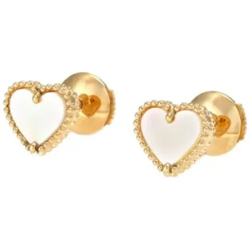 Pre-owned Jewellery, female, , Size: ONE SIZE Pre-owned Gold earrings - Van Cleef & Arpels Pre-owned - Modalova