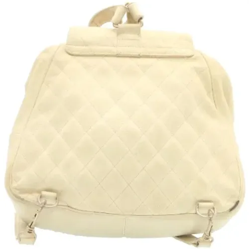 Pre-owned Canvas Chanel Backpack , female, Sizes: ONE SIZE - Chanel Vintage - Modalova