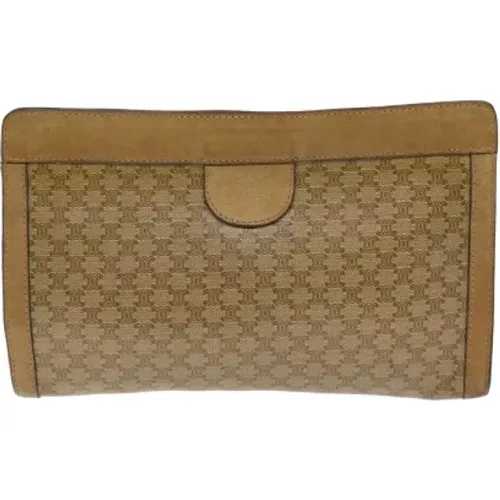 Pre-owned Clutches, female, , Size: ONE SIZE Pre-owned Canvas celine-bags - Celine Vintage - Modalova